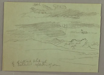 Dessin, Ciel nuageux, 1871
