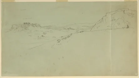 Dessin, Vue lointaine du côté nord de l