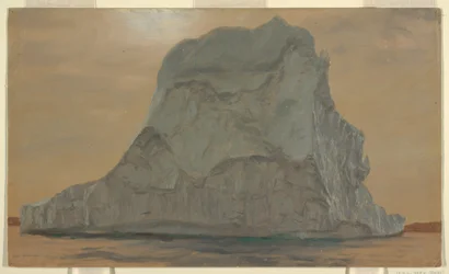 Dessin, iceberg gris, juin ou juillet 1865