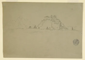 Dessin, Hehensalzburg, Autriche (Verso), 1868