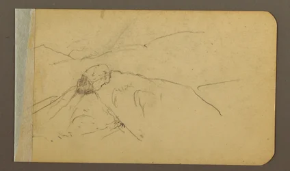 Dessin, chaînes de collines et de montagnes, San Bernal Peak, 1889