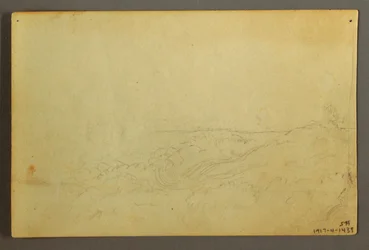 Dessin, Maison dans les bois au bord d