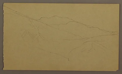 Dessin, paysage, mai-août 1865