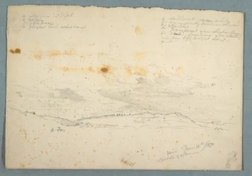 Dessin, Paysage dans la vallée de l