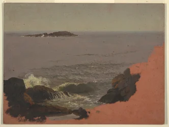 Dessin, côte du Maine, 1845-48