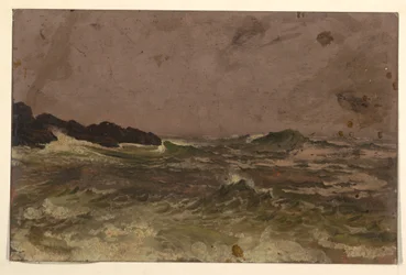 Dessin, côte du Maine, 1845-50