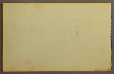 Dessin, étude de plantes, visages, peut-être 1844
