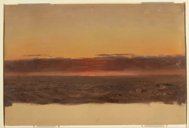 Dessin, paysage marin, 1859