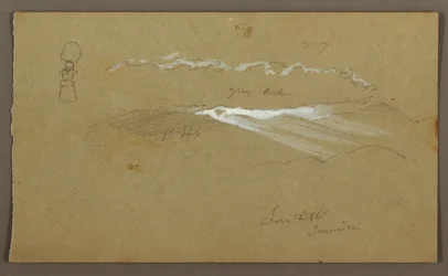 Dessin, ciel, figure, 12 juin 1865
