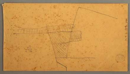 Dessin, Bateau à vapeur, étude du ciel, 30 juin 1866