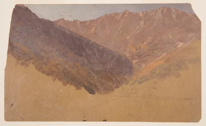 Dessin, étude du Grand Bassin, Mt. Katahdin, 1860-70