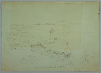 Dessin, Terrapin Point, 20 mars 1856