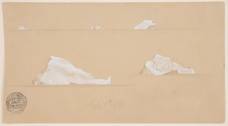 Icebergs flottants