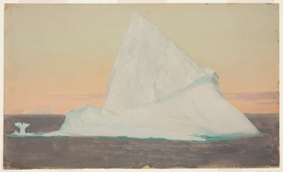 Iceberg et fleur de glace
