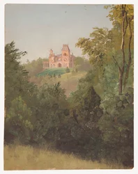 Olana depuis le sud-ouest