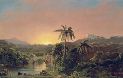 Coucher de soleil en Équateur