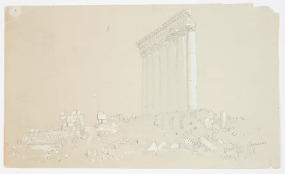Temple de Jupiter au lever du soleil, Baalbek