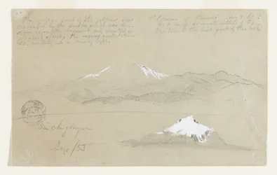 Vues du volcan Puresé, Colombie et du mont Sincholagua, Équateur