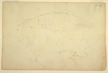 Colline boisée, montagnes Catskill