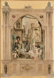 Préparation pour une fête, Florence