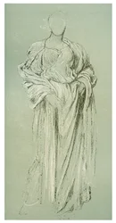 Étude de Daphnephoria, vers 1880-1882