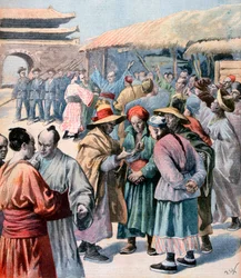 Troubles à Séoul, Corée, 1894