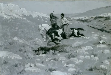 Cérémonie du cheval le plus rapide, vers 1900
