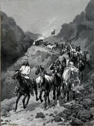 Geronimo et sa bande revenant d