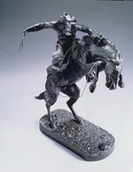 Le dompteur de bronco, 1889