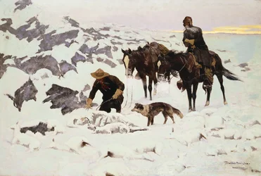 Le berger gelé, 1900