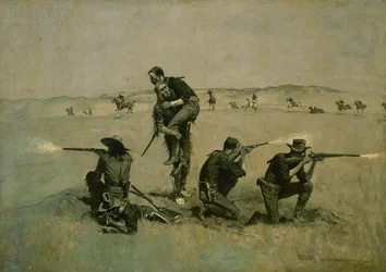 Le dernier combat (Vingt-cinq contre un) c.1896