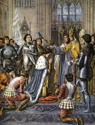 Sacre de Charles VII de France à Reims, vers 1900
