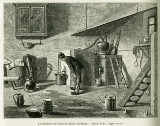 La distillation du kirsch au château d