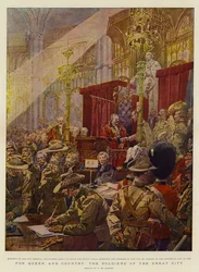 Pour la reine et le pays, les soldats de la grande ville