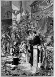 Mariage luthérien du prince Gustave de Suède (Oscar Gustaf Adolf)