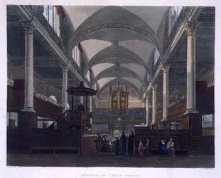 Intérieur de Christ Church, de 