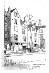 Bartholomew Close, Smithfield, Londres, 1912