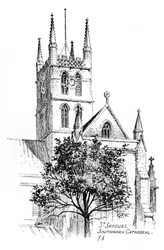 Cathédrale de Southwark, Londres, 1912