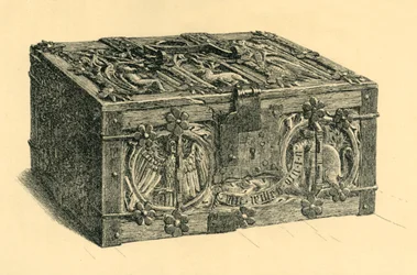 Coffret, vers 1400, 1881