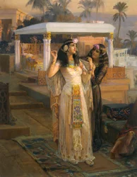 Cléopâtre sur les terrasses de Philae