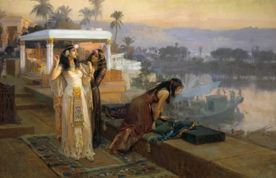 Cléopâtre sur les terrasses de Philae