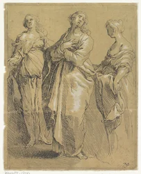 Trois figures debout