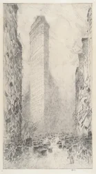Anniversaire de Washington - Cinquième Avenue et 23ème Rue, 1916