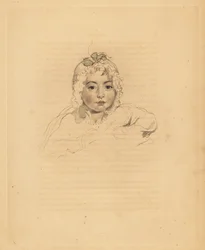 Portrait de Mary Isabella Bloxam, nièce de Sir Thomas Lawrence