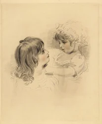 Portrait de deux enfants