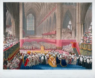 Le couronnement du roi George IV à l