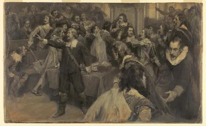 Scène à la Chambre des communes, 2 mars 1629