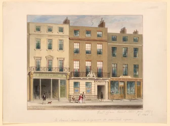 Extérieur, établissement Frederick Crace and Son, 14 Wigmore Street, Londres