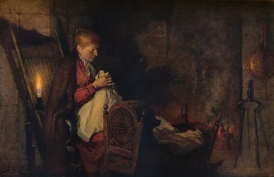 Travailler et regarder, c1899