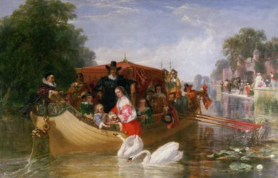 Les jours plus heureux de Charles Ier, 1855